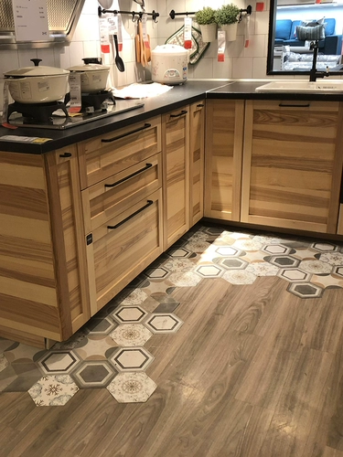 Северная шестиугольная плитка кухня балкона шестиугольная кирпичная плитка для ванной комнаты не стекло плитка напольная крыльца Фоновая стена плитка