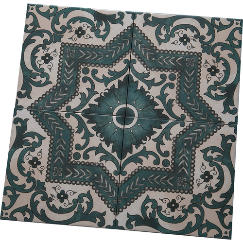 Американская плитка в стиле зеленый ретро -антикварный кирпичный кирпичный кухонный пол плитка по этало