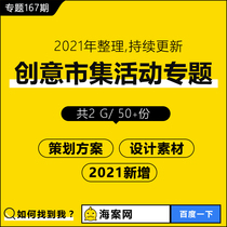 Creative market event planning Plan Real estate national tide container style New Year market investment copywriting