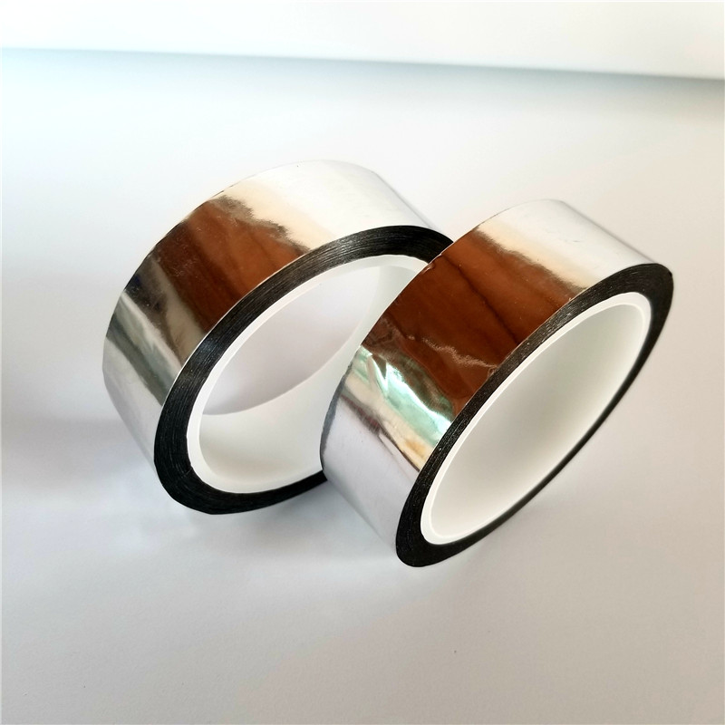 Nhà sản xuất vận chuyển bạc 50 mét băng mạ bạc phản quang DIY DIY trang trí mờ niêm phong giấy - Băng keo băng keo giấy bản to