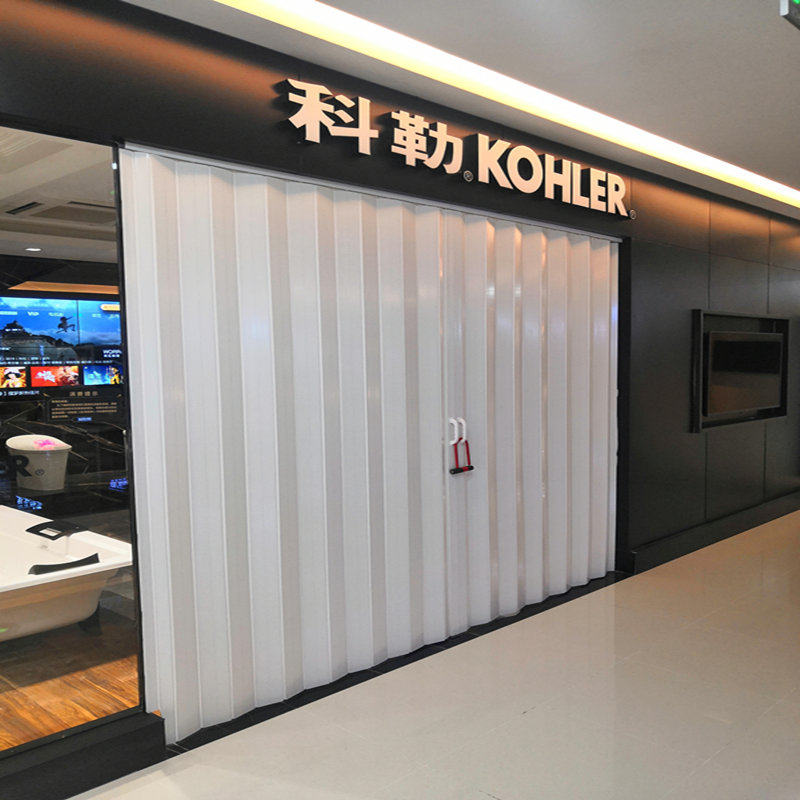 PVC折叠门推拉门室内隔断开放式厨房移门简易门阳台伸缩隐形门厂：解锁家居空间新玩法！-定制推拉门衣柜-淘宝百科网