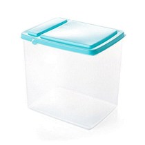 Storage containing box Mini plastic sealing tank transparent food kitchen rectangular cute extra-large jar subglass batch