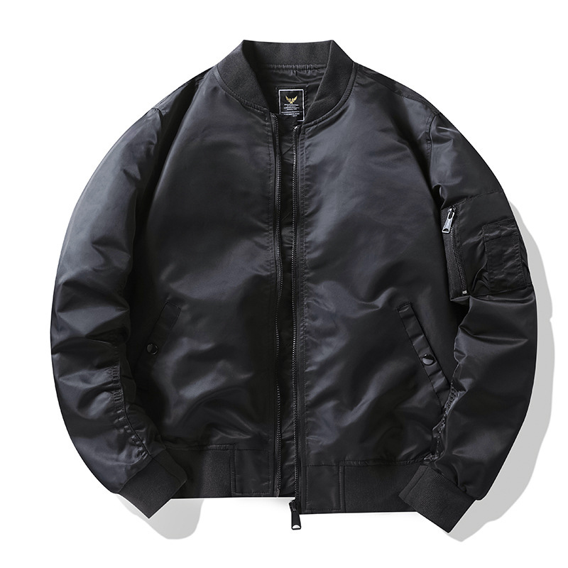It ins Export Jacket Men's Spring and Autumn Thin American Style Coat Ma1 Air Force Pilot Cotton Jacket Loose Baseball Jacket