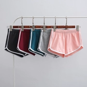 Quần short thể thao mới Quần nữ AA Quần yoga Hàn Quốc Quần cotton nóng tập thể dục Quần thể dục Quần Pyjama Quần mỏng đi biển