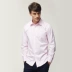 Conch áo sơ mi trắng cổ vuông cotton nam cotton polyester sơ mi giản dị kinh doanh dài tay mỏng chạm đáy áo sơ mi trắng - Áo áo sơ mi quần tây Áo