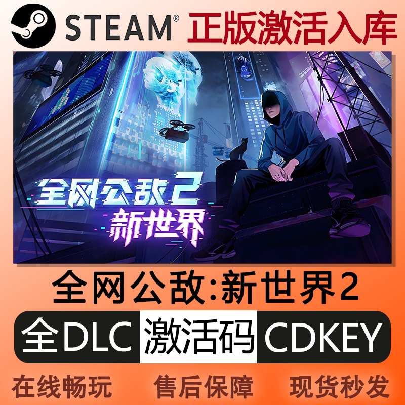 steam正版全网公敌新世界2激活码cdkey全球区全DLC中文PC电脑游戏_steam游戏_淘宝游戏网