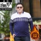 Cộng với phân bón XL quá khổ 9XL300 kg chất béo 佬 chất béo cộng với áo thun nam nhung dày áo len bố thời trang big size