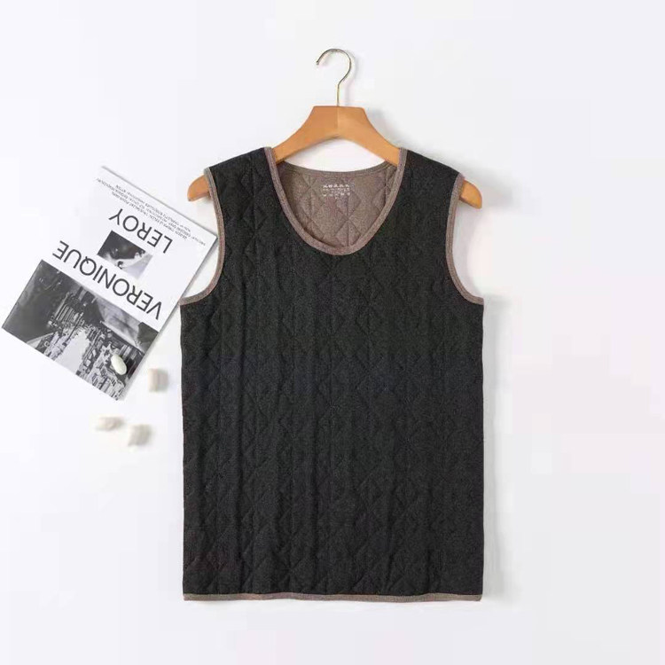 Autumn Winter Pure Cotton Fever Coat Male Vest Large Size size thickened waistcoat Chinese elderly clip cotton cover head Shoulder Jacket