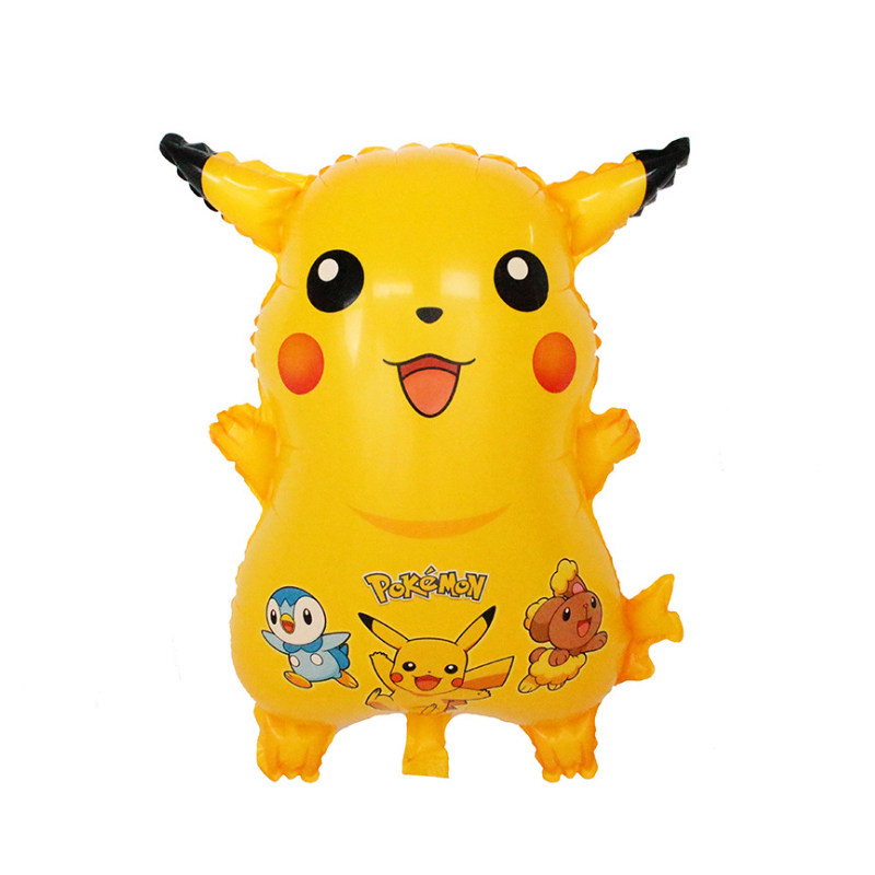 Pikachu Cartoon Styling Aluminum Film Balloon Genie Treasure Dreamlike Balloon Profiled Aluminum Foil Balloon