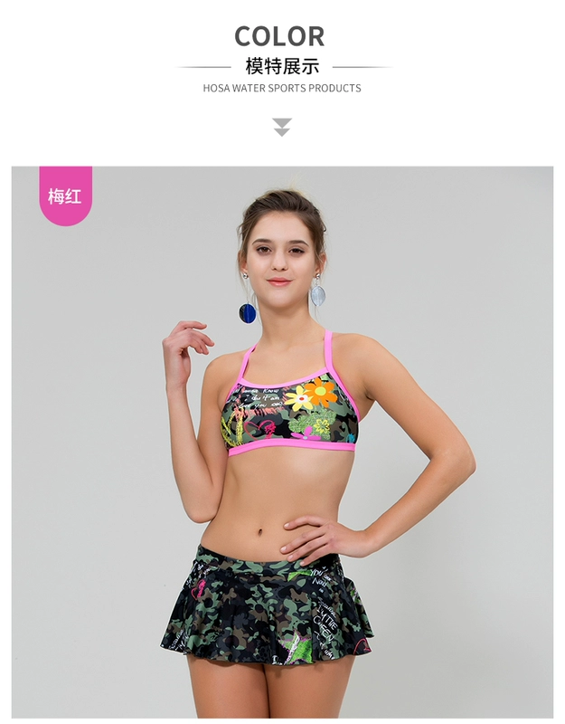 Hosa Hosa chia tay áo tắm hai mảnh thời trang váy nữ 2019 - Bộ đồ bơi hai mảnh