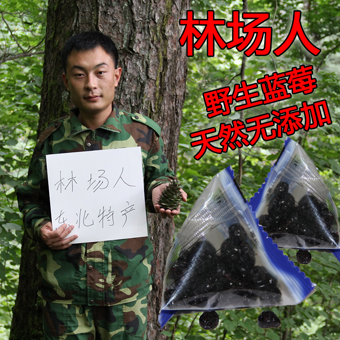 Northeast Yichun specialty pure wild blueberry fruit without added super large dried blueberry natural sugar-free eye protection pregnant women