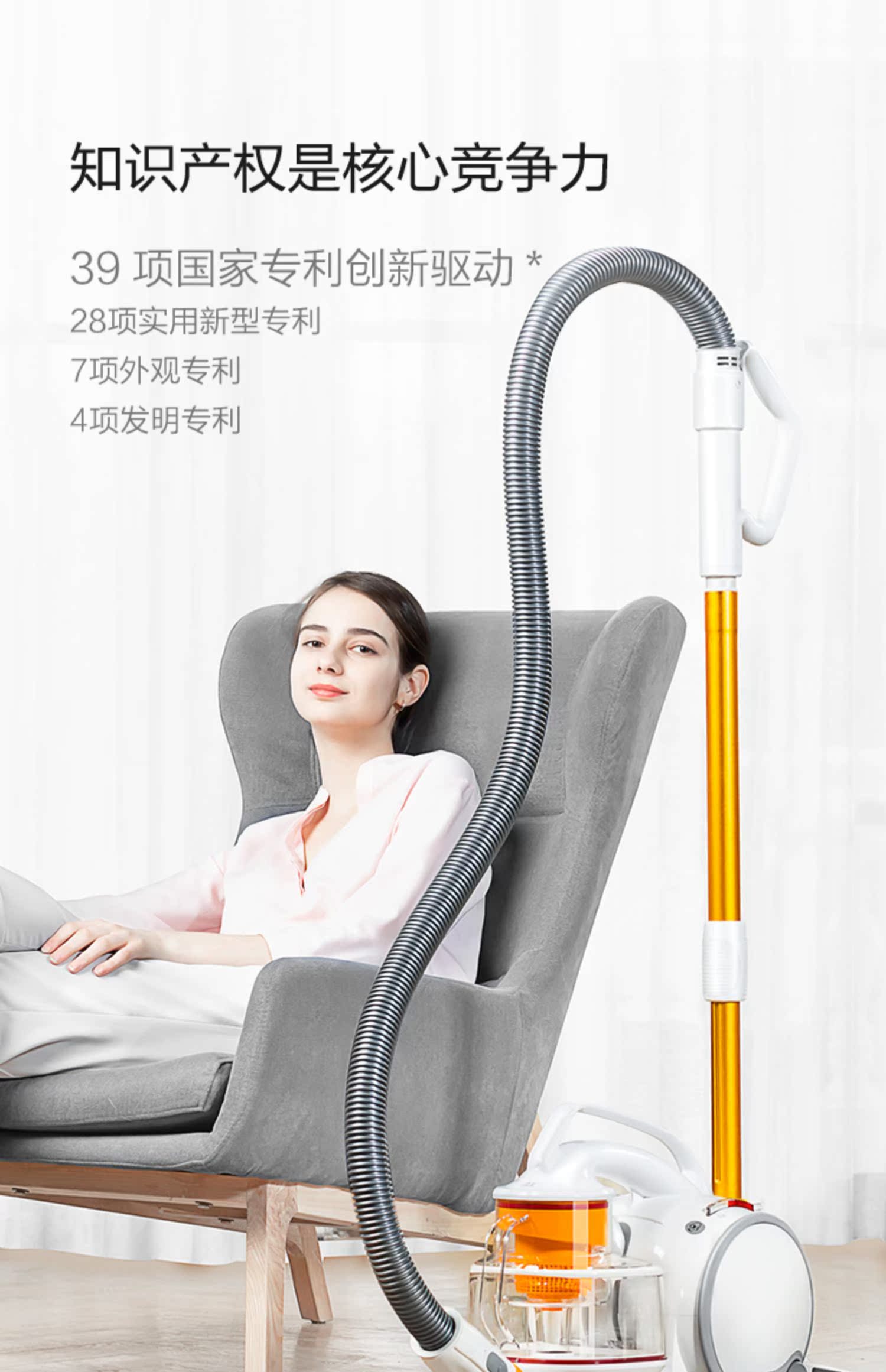 Puppy máy hút bụi S9 Pro cầm tay mạnh mẽ đẩy thanh công suất lớn hút lớn câm máy hút ẩm thiết bị hút ẩm - Máy hút bụi máy hút bụi cầm tay panasonic