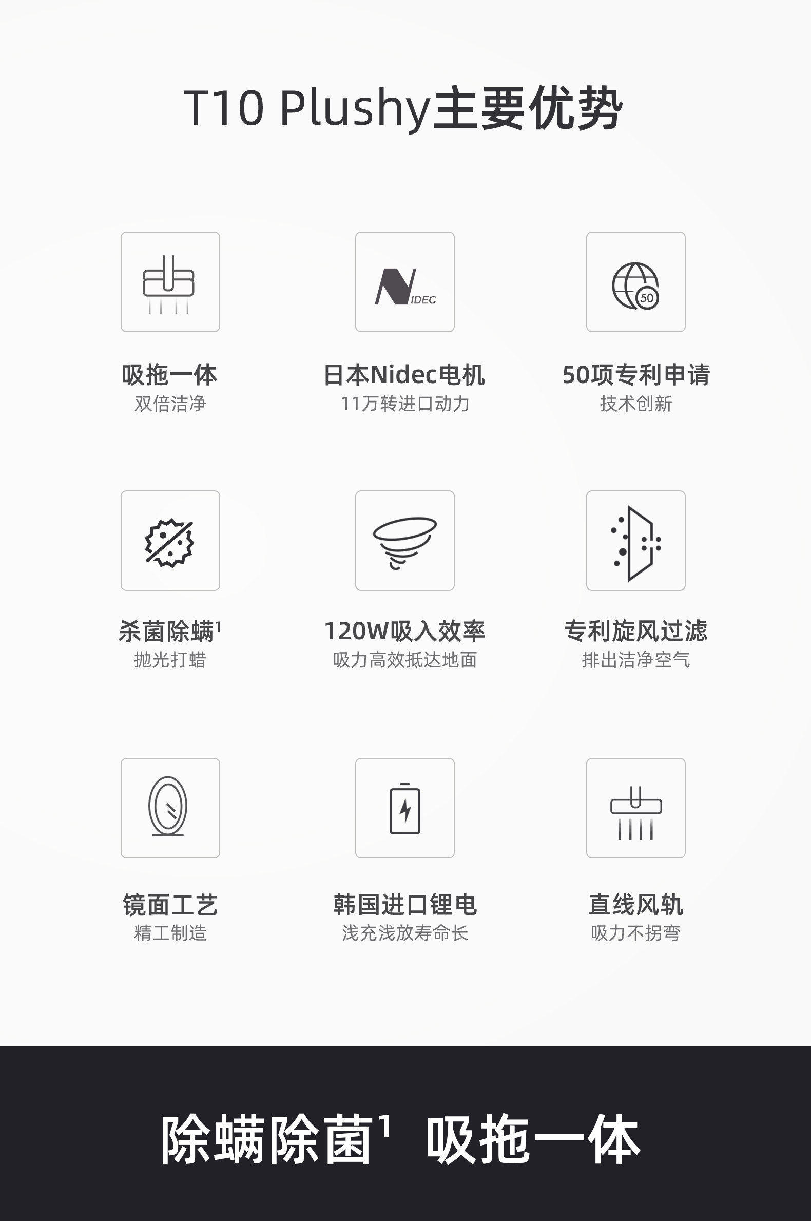 双11重磅新品 小狗 T10 Plushy 无线吸拖一体机 图6