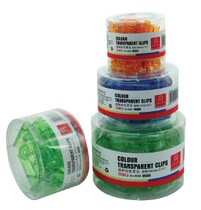 Del 9505 29mm cartridge transparent color ticket holder ticket holder plastic clip 24 pieces