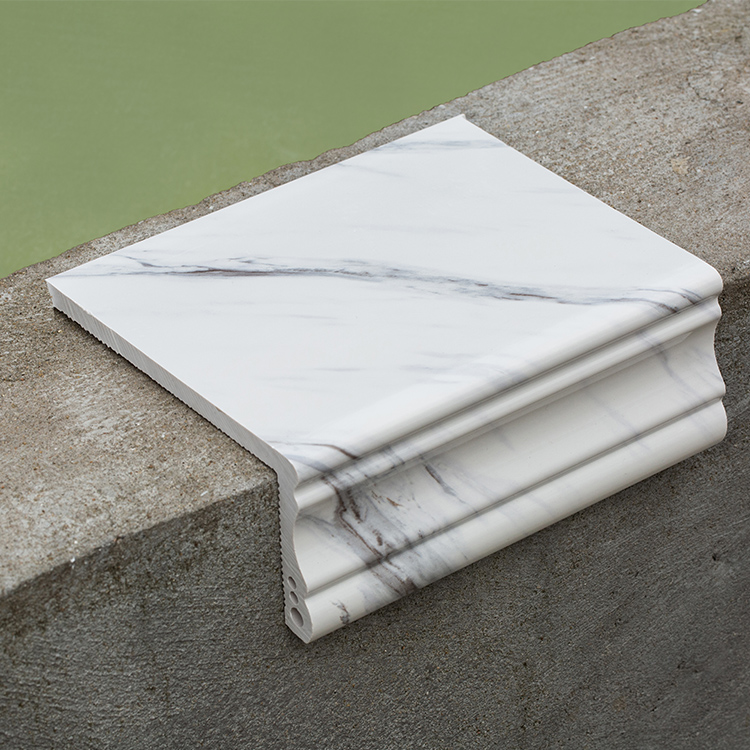 Artificial marble door cover stone plastic window cover marble slab line integrated door hole panel window cover edge window frame window sill panel