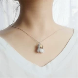 眸趣奇 Детский сувенир, серебряный браслет ручной работы, ожерелье, подвеска, серебро 925 пробы