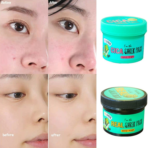 Слайм, отшелушивающая зеленая отрывная маска для лица, Южная Корея, монстрик