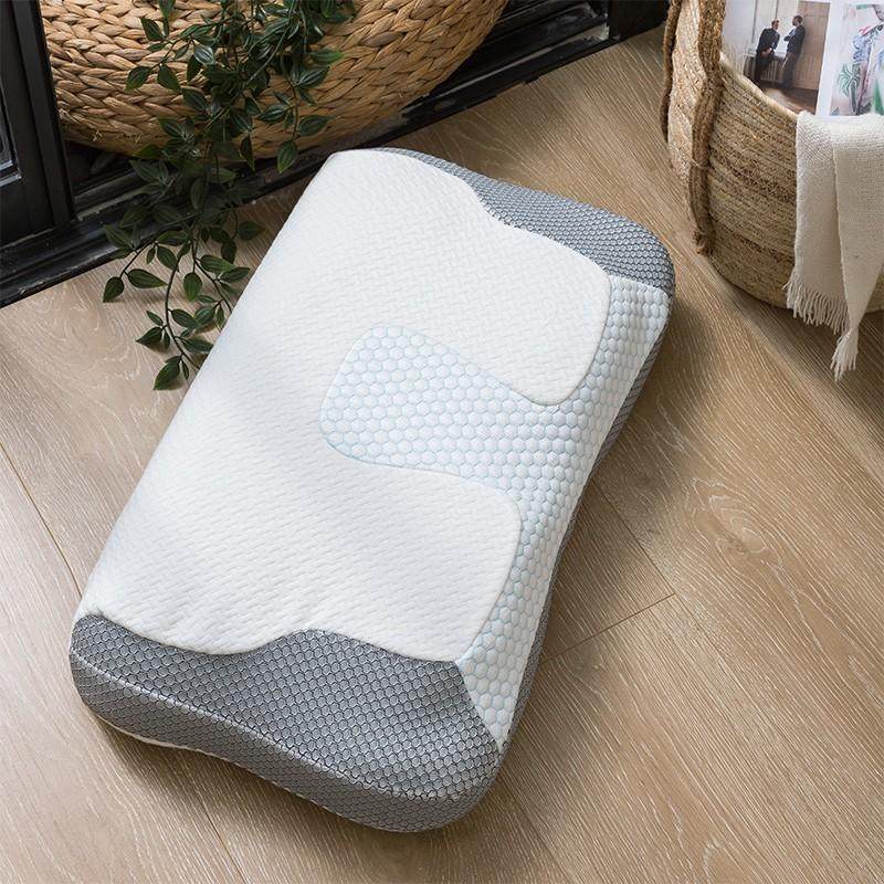 Zero pressure release pressure hydrophilic cotton slow rebound memory pillow anti-snorkel pillow inner protective neck support pillow