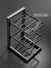 Kitchen Storage Rack Pot Rack Stainless Steel Household Cookware Organizer under Sink Cabinet Corner Wall-Mounted No-Drill