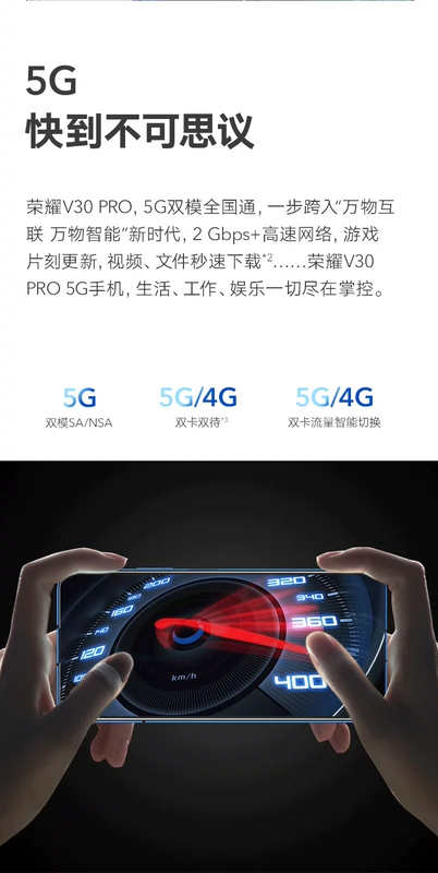 SF Express [24 đợt] Điện thoại di động Huawei HONOR / Honor V30 PRO 5G Kirin 990 máy ảnh đột phá ma trận chính thức cửa hàng v20 giảm giá ma thuật2 20pro - Điện thoại di động