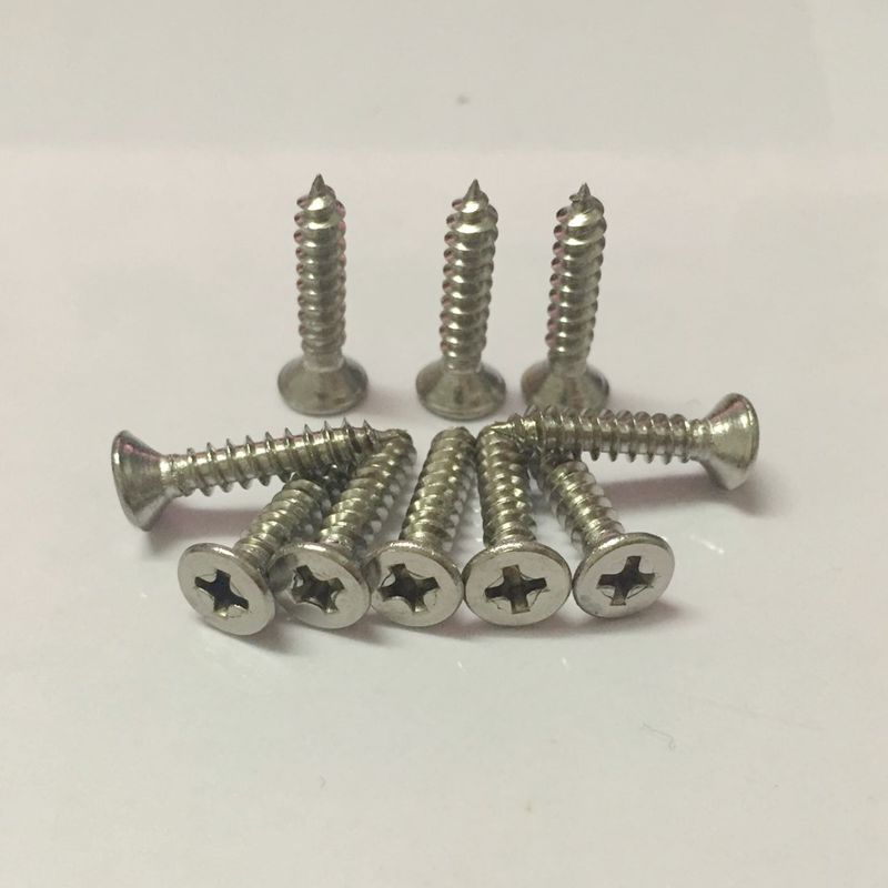 Stainless steel countersunk head self-tapping screw subcross flat head Rosie screw screw 15 grain (M4-M5)