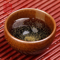 Huayue Night General Cup Fujian Jianyang Jianzhan Cup master cup pure handmade large single iron tire Imitation Song tea