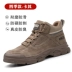 Labor protection shoes for men, anti-smash and anti-puncture, lightweight soft-soled steel-toe welder high-top old protection belt steel plate work shoes 