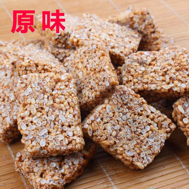 Anhui specialty pure hand-fried rice sugar, rice flower sugar, sweet potato malt sugar, frozen rice sugar, peanut sugar snacks