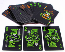 Night Light Playing Cards Portable Desktop Gaming Luminous Card KTV Bar Atmosphere Nightfield Table Cruise Card Fluorescence