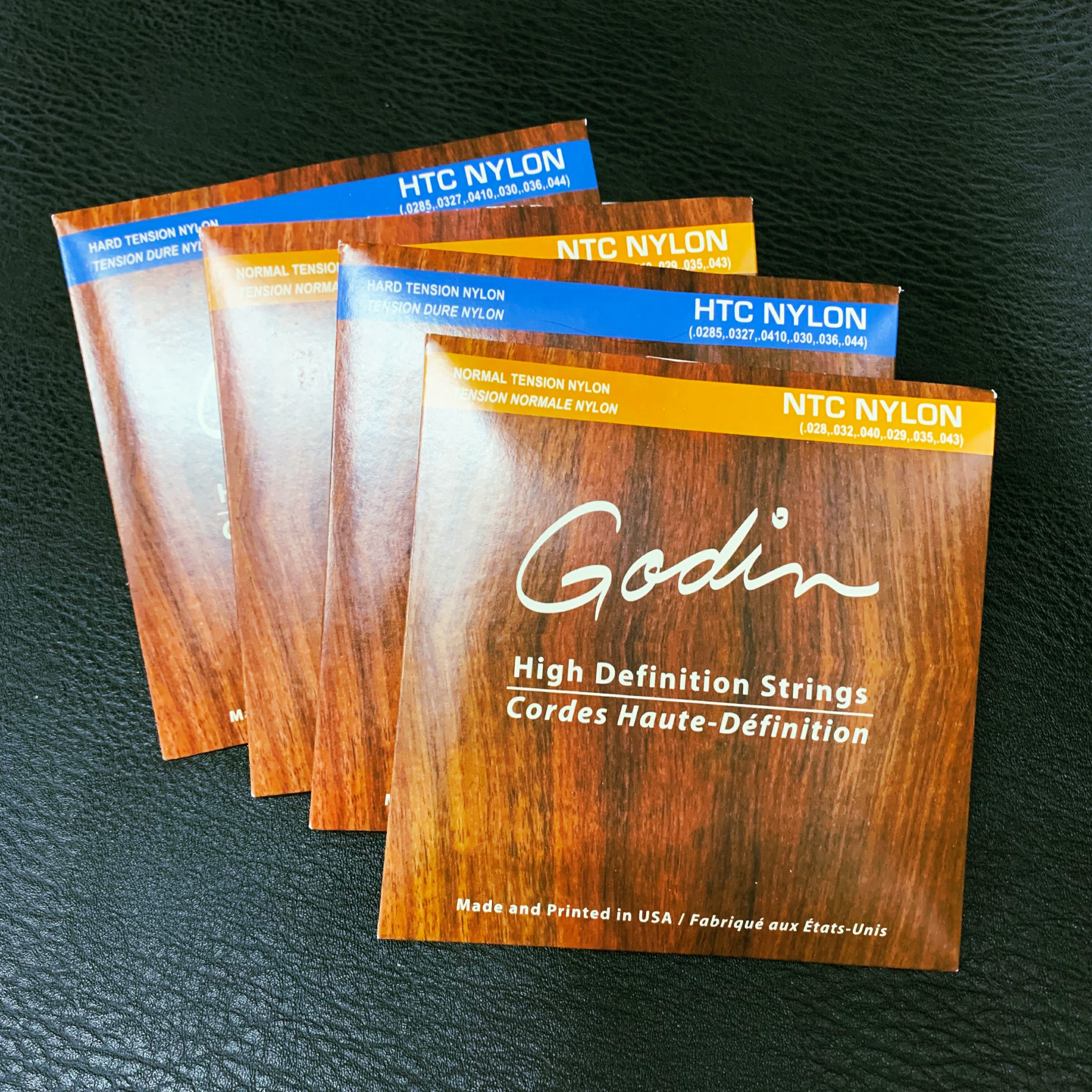 (Five Flavors guitar) Godin HTC NTC nylon guitar strings Classical guitar strings