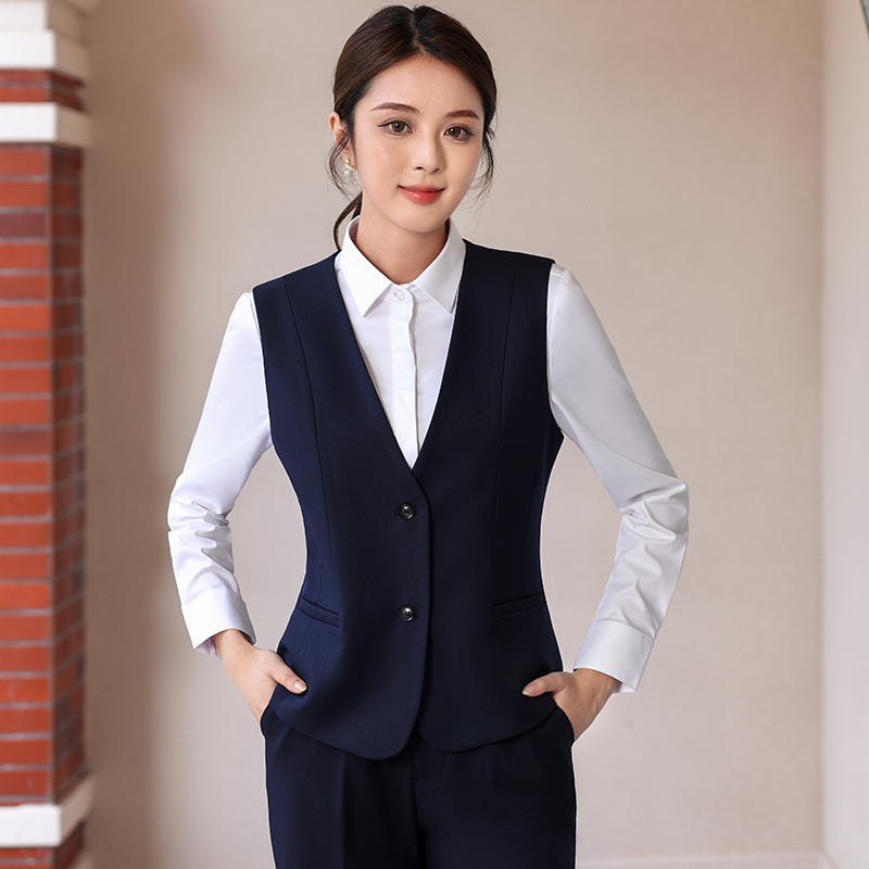 Professional Vest Set for Women, Hotel and Bank Work Uniform, Vest Suit, Mobile Work Uniform for Women Professional Vest Set for Women, Hotel and Bank Work Uniform, Vest Suit, Mobile Work Uniform for Women