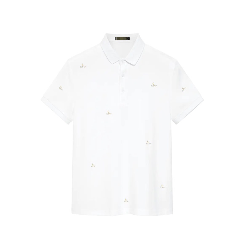 Bird Men's Clothing Cut-Label Summer Casual Slim Fit Embroidered Polo Shirt B2860/Eq42
