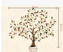 Iron Art Wall Decoration Tree Eurostyle Wall-mounted Wall View Decoration Bar Frescoed Living Room Wall Hung Special Wall Decoration Wall-mounted Wall Decoration