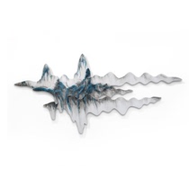 Modern Soft Clothing Home Office Hotel Clubhouse Hallway TV Cabinet Mountain Background Wall Iron Art Big Hangover Wall Accessories