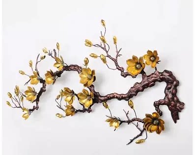 Wall decoration wall wall wall wall decoration Creative Yuluhua home craftsGift decoration hotel living room iron hanging parts background wall