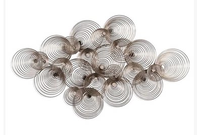 Wrought iron wall decoration wall hanging abstract metal decorative art hotel craft gift decoration soft decoration accessories wall decoration