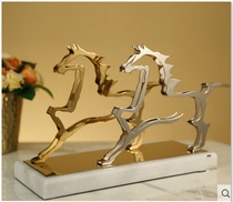 Boilerplate room Modern minimalist Abstract Horse pendulum Home Ornament Crafts Living Room Office Furnishing