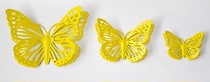 Eurostyle Fields Butterfly Wall Decoration Wall Decoration Iron Art Solid Pendant Creative Living Room Wall Decoration Wall Hanging Accessories