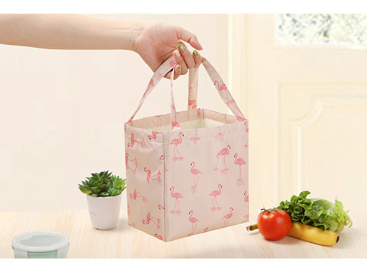 Túi đựng đồ ăn trưa Túi xách phiên bản Hàn Quốc của túi đựng gạo cách nhiệt tươi - Hộp cơm điện sưởi ấm hộp cơm hâm nóng bằng điện
