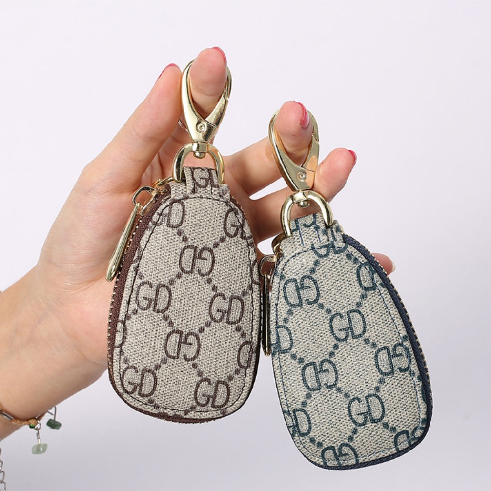 Key Bag for Women Korea Cornetto Function Mini Simple Large Capacity Men Zipper Home Car Key Chain