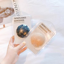 Lace anti-bulge breast patch for womens summer thin dress wedding dress special breathable push-up support seamless invisible breast patch