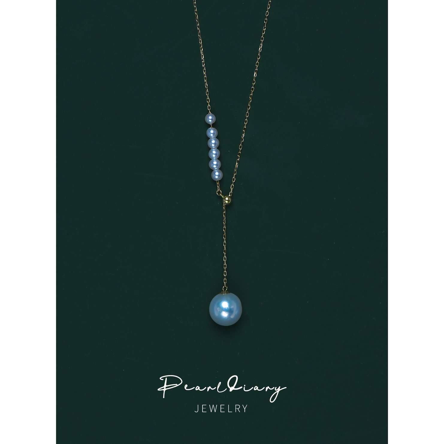 PEARL LOG PEARLS NECKLACE ROUND NO TIME FRESH WATER WITH NUCLEAR POLAR LIGHT BABYBEAD PLUS FRESHWATER MABE PEARL PENDANT