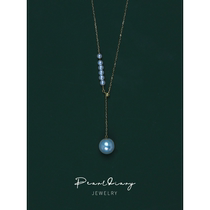 Pearl Log Pearl Necklace round no time Freshwater Fresh Water With Nuclear Polar Light Babybead Plus Freshwater Mabe Pearl Pendant