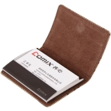 Comix A1570 Brocade Portable Business Clip Clip Busins ​​Box Jinzhi Series Magnetic Brown