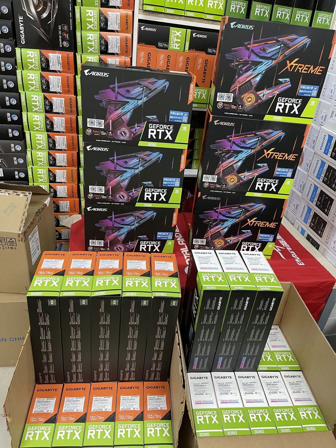 Графическая карта Yingchi Colorful RTX3090/3080Ti/3070/3060Ti/3060 Snapdragon RTX4070 общего назначения Изображение 1