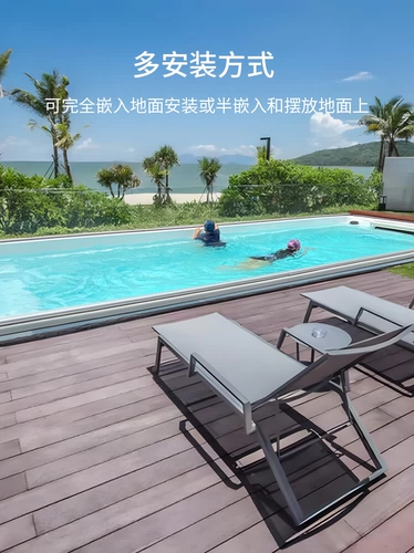 Умная постоянная температура бассейн -бассейн Villa Family Private Private Bool Infinite Integrated Medical Machine Machine Surfing Countrent