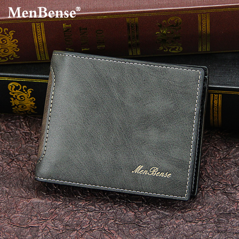 New men's wallet Short-sum Japan-ROK retro Jane Yoo Men's Youth Leisure Driving Permit Money clip student Zero wallet