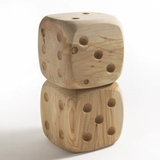 Творческая мебель твердый деревянный пирс личный табурет чистый твердый деревянный карликовая миска сидящий табурет деревянный пирс квадратный край