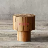 Новый продукт твердый деревянный пирс карликовый стул бревенчатый табурет как старый круглый деревянный пирсовой столик деревянный стой