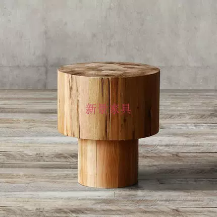 Новый продукт твердый деревянный пирс карликовый стул бревенчатый табурет как старый круглый деревянный пирсовой столик деревянный стой
